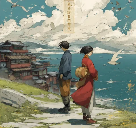 动漫频道内容取向示意图，画面表现动画表现与系列设定的场景